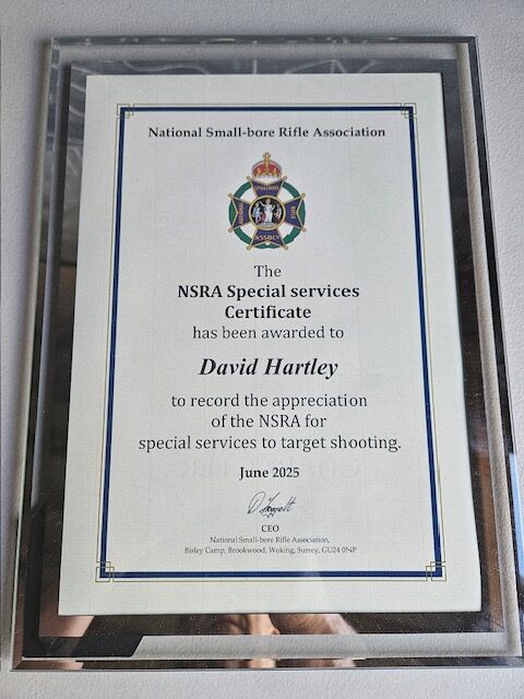 NSRA Special Services Certificate